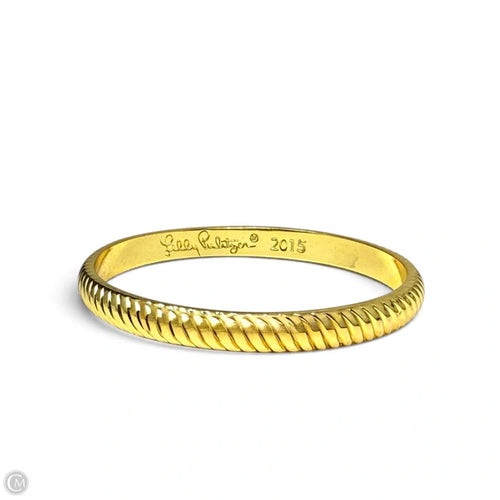 2015 Gold Tone Bangle Bracelet Designer By Lilly Pulitzer