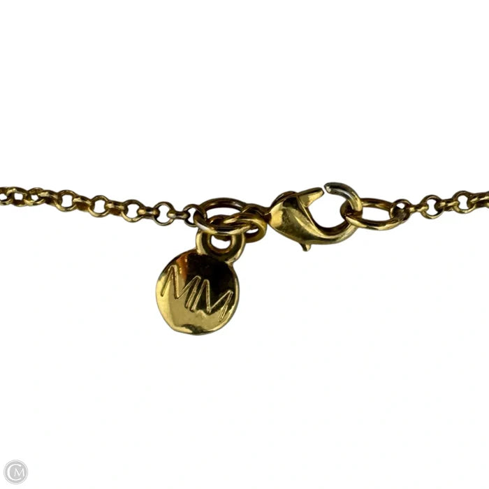 24K Gold Plated Libra Zodiac Pearl Necklace Pendant By Mayamar