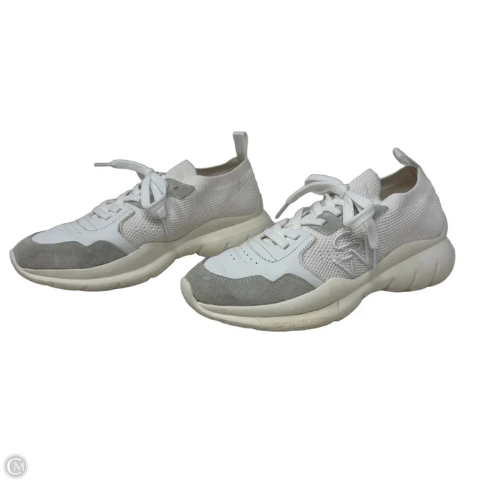 5050 Mesh Sneakers Designer By Stuart Weitzman In White, Size: 8
