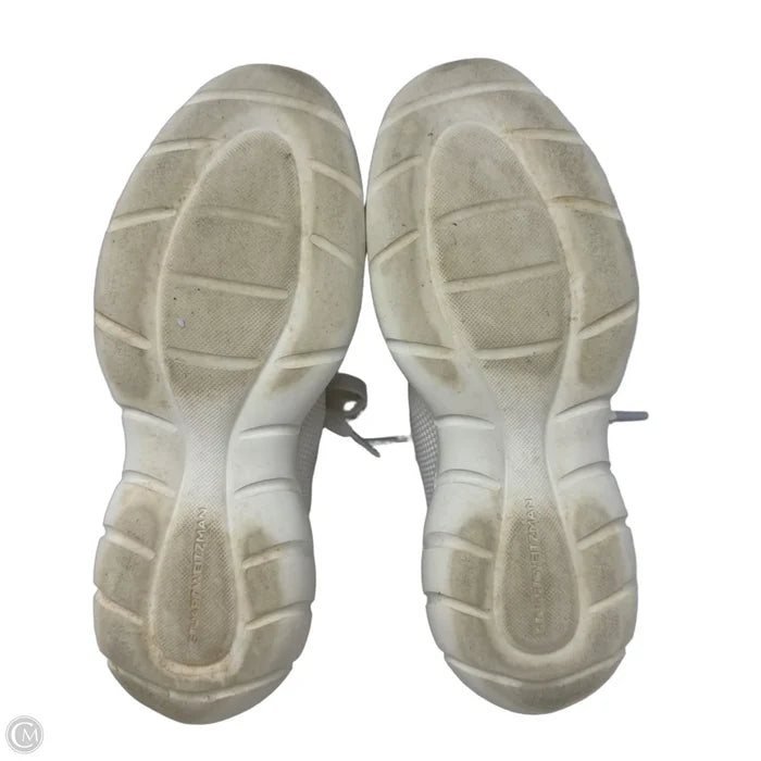 5050 Mesh Sneakers Designer By Stuart Weitzman In White, Size: 8