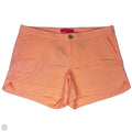 Adie Ruffle Pocket Shorts Designer By Lilly Pulitzer In Orange, Size: 8