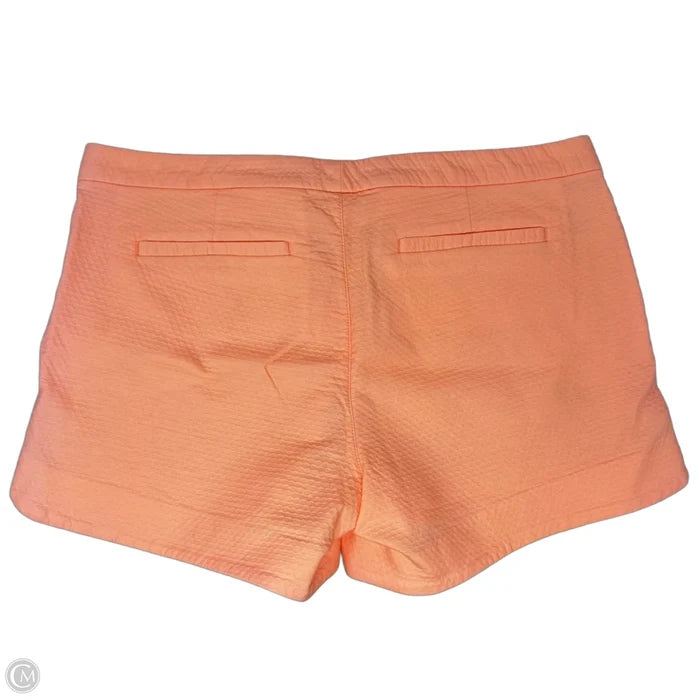 Adie Ruffle Pocket Shorts Designer By Lilly Pulitzer In Orange, Size: 8