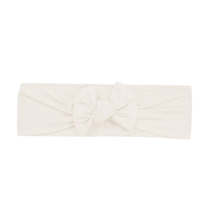 Kyte Baby Adult Bow Headband in Oat