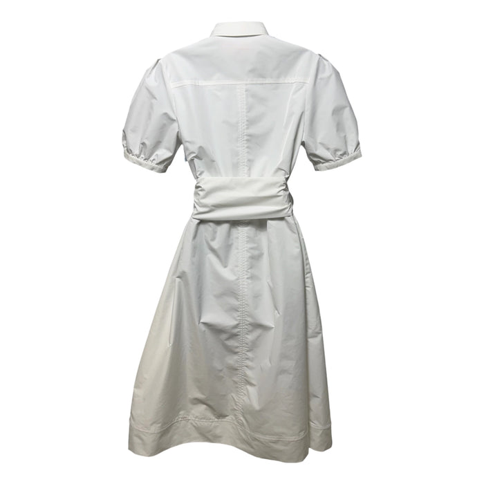 Alexandra Button Front Shirt Dress By LTD In White, Size: 2