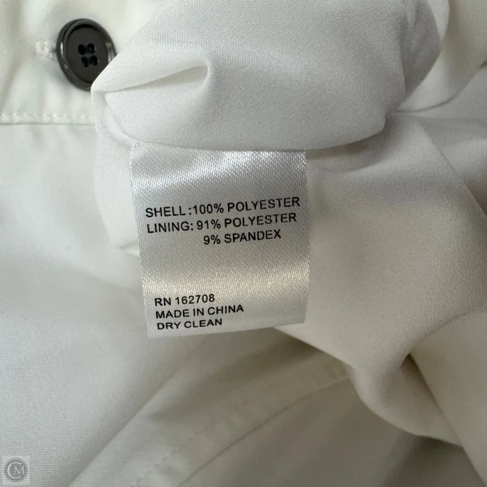 Alexandra Button Front Shirt Dress By LTD In White, Size: 2