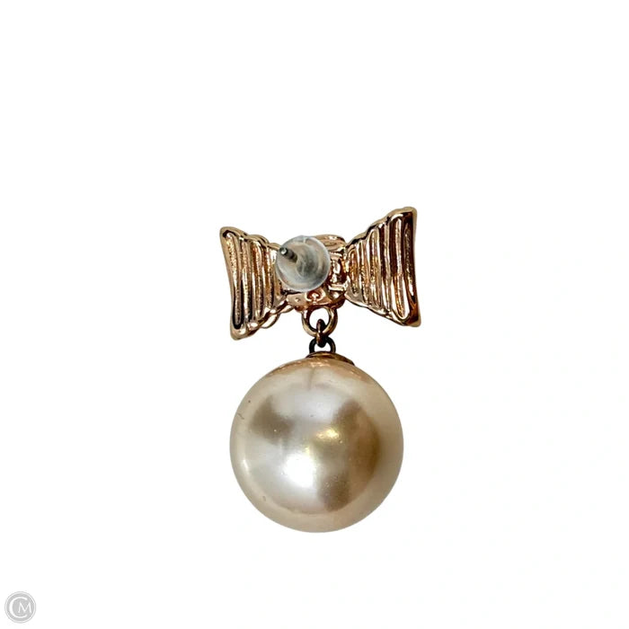 All Wrapped Up In Pearls Bow Drop Earrings Designer By Kate Spade