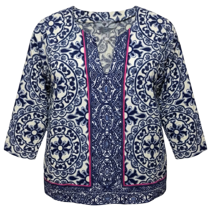 Amelia Island Tunic Top Designer By Lilly Pulitzer In Resort White
Pooling Around, Size: S
