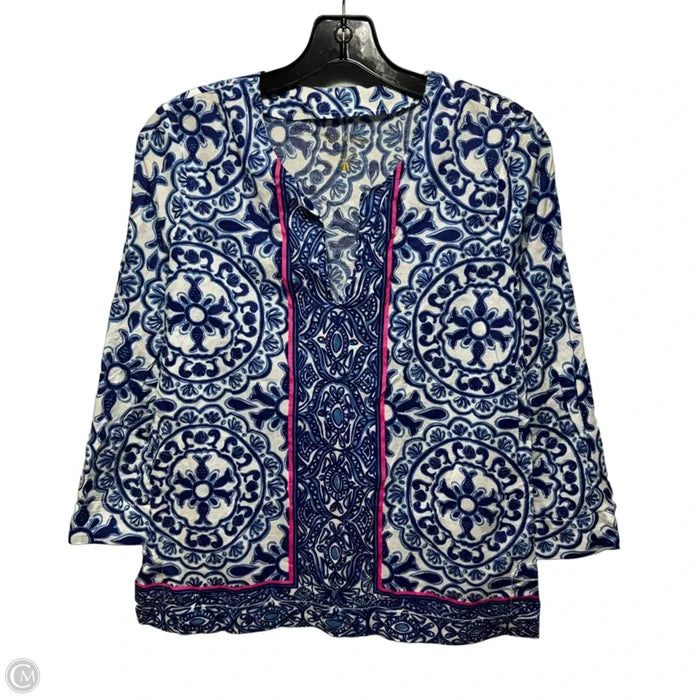 Amelia Island Tunic Top Designer By Lilly Pulitzer In Resort White
Pooling Around, Size: S