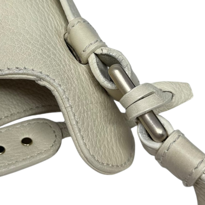 AS IS Handbag Leather By Bally, Size: Medium