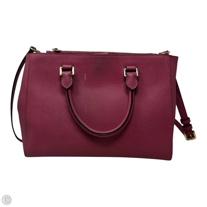 AS IS Handbag Leather By Michael By Michael Kors, Size: Medium