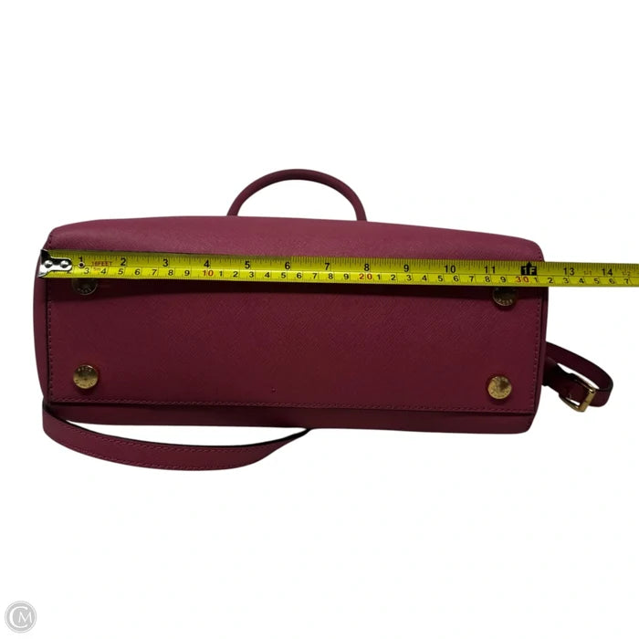 AS IS Handbag Leather By Michael By Michael Kors, Size: Medium
