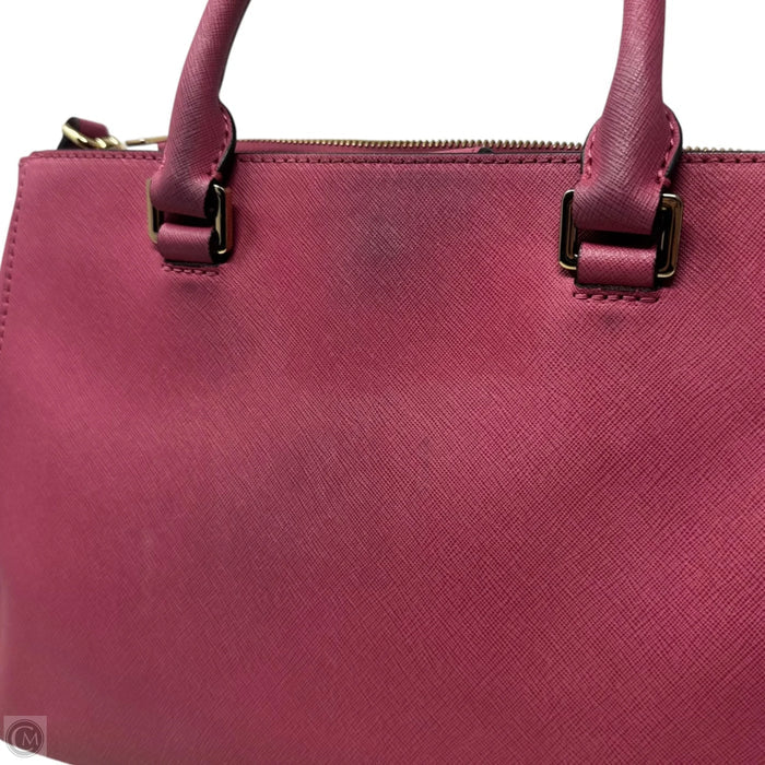 AS IS Handbag Leather By Michael By Michael Kors, Size: Medium