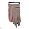 Asymmetrical Hem Skirt Midi By Joie In Striped Pattern, Size: 6