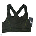 Athletic Bra By Glyder In Black & Green, Size: Xl