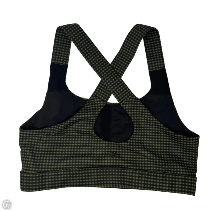 Athletic Bra By Glyder In Black & Green, Size: Xl
