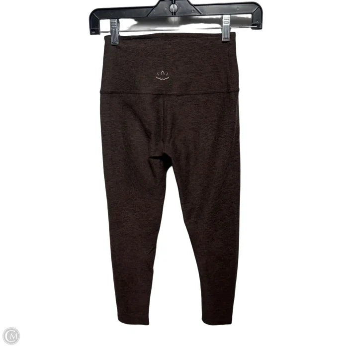 Athletic Capris By Beyond Yoga In Brown, Size: Xs
