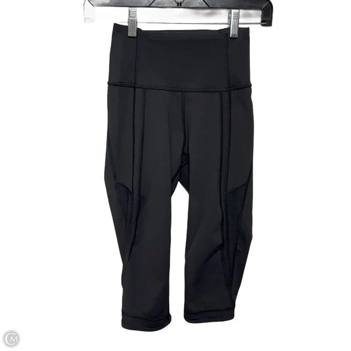 Athletic Capris By Lululemon In Black, Size: 2