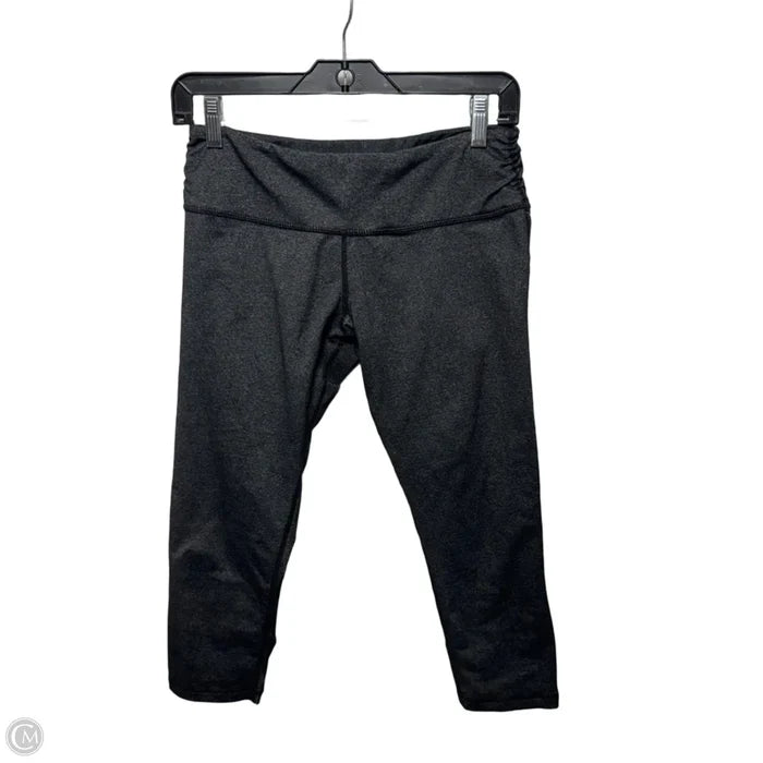 Athletic Capris By Lululemon In Grey, Size: 8