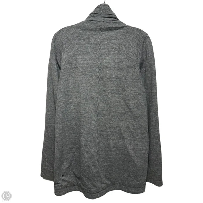 Athletic Jacket By Lululemon In Grey, Size: 6
