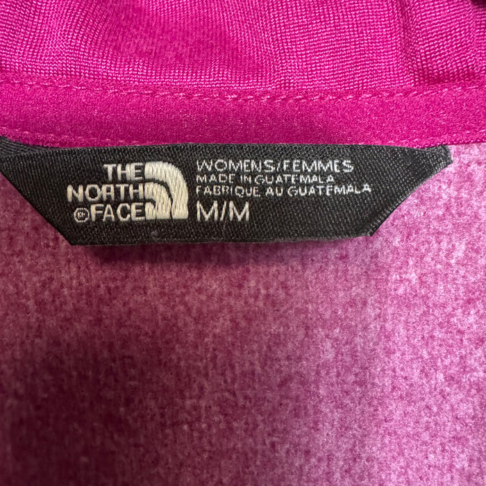 Athletic Jacket By The North Face In Grey & Pink, Size: M