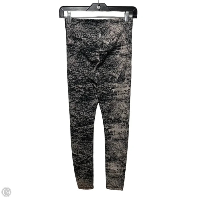Athletic Leggings By Athleta In Black & Tan, Size: Xs