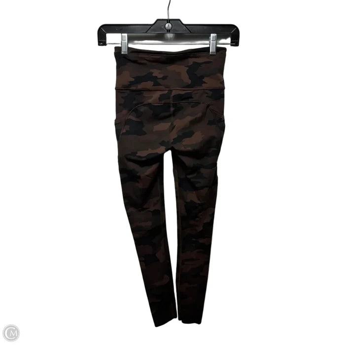 Athletic Leggings By Lululemon In Camouflage Print, Size: 2