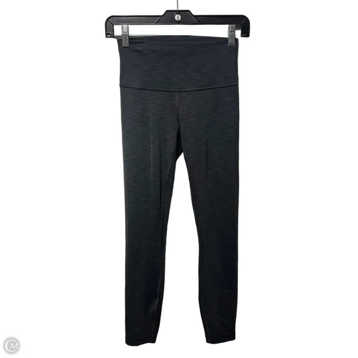 Athletic Leggings By Lululemon In Grey, Size: 4