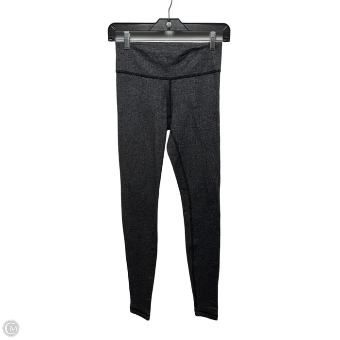 Athletic Leggings By Lululemon In Grey, Size: 4