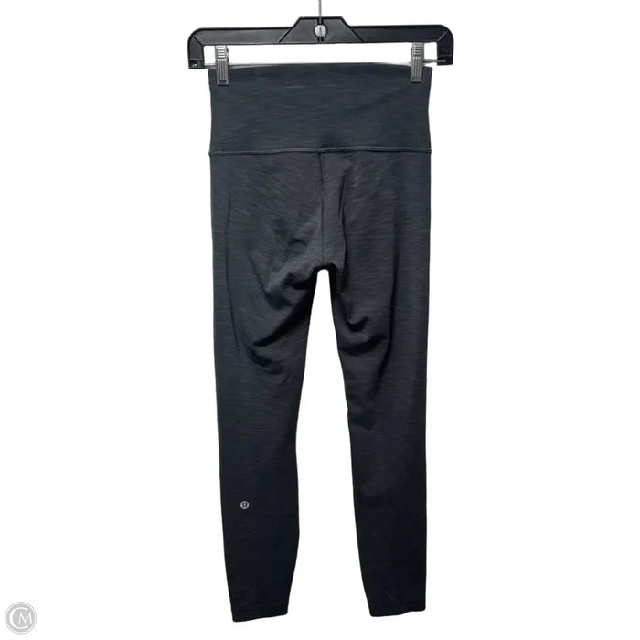 Athletic Leggings By Lululemon In Grey, Size: 4