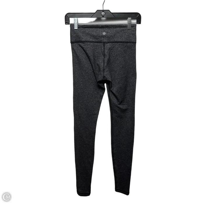 Athletic Leggings By Lululemon In Grey, Size: 4