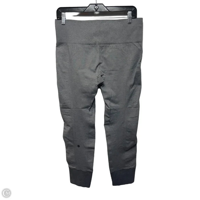 Athletic Leggings By Lululemon In Grey, Size: 8