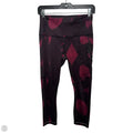 Athletic Leggings By Lululemon In Maroon, Size: 4