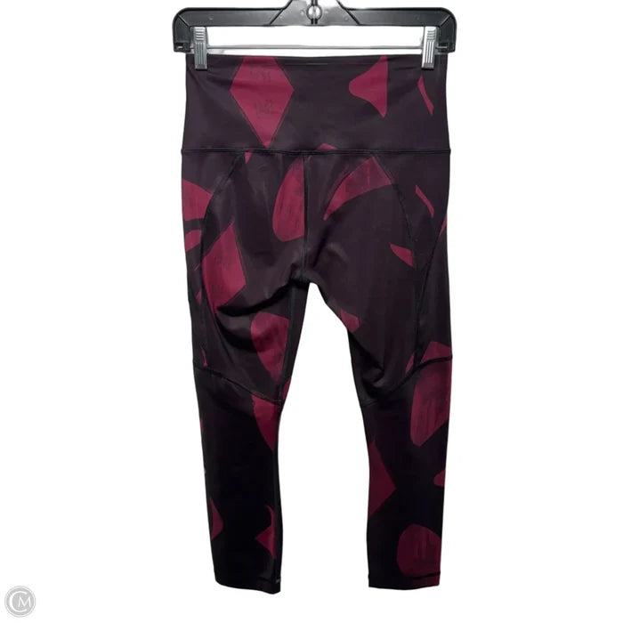 Athletic Leggings By Lululemon In Maroon, Size: 4