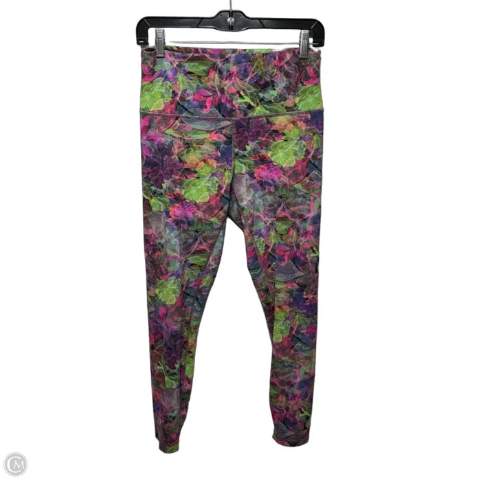 Athletic Leggings By Lululemon In Multi-colored, Size: 10