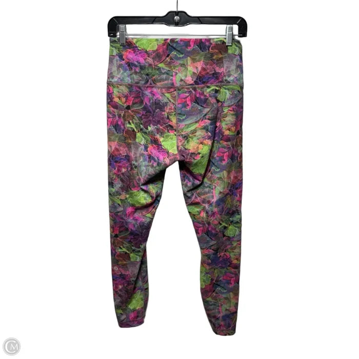 Athletic Leggings By Lululemon In Multi-colored, Size: 10