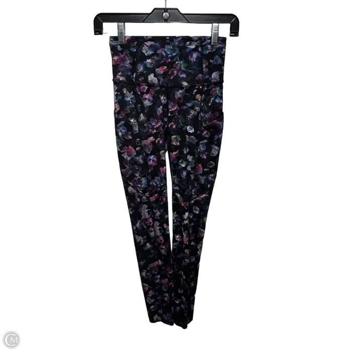Athletic Leggings By Lululemon In Multi-colored, Size: 2