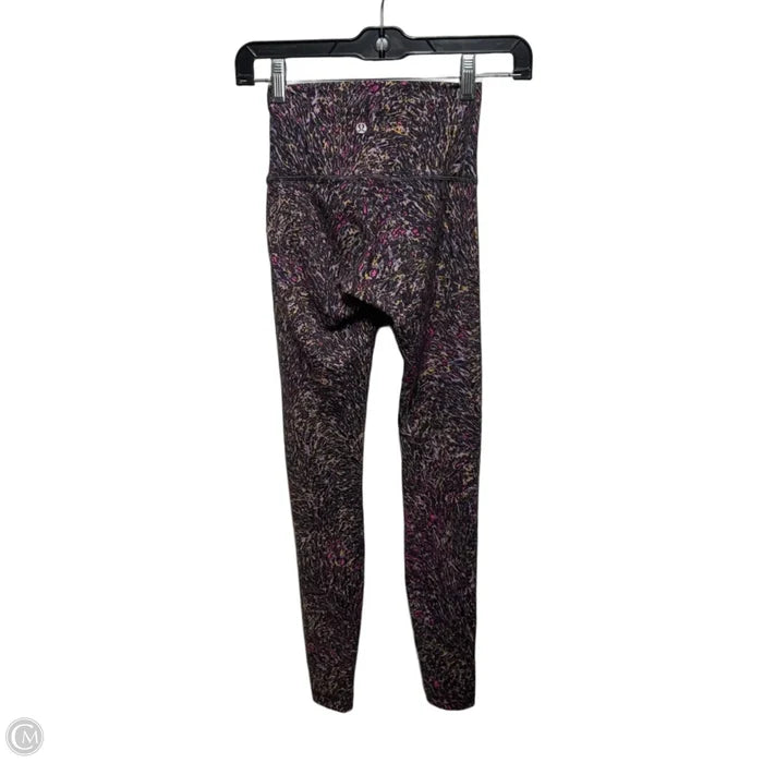 Athletic Leggings By Lululemon In Multi-colored, Size: 2