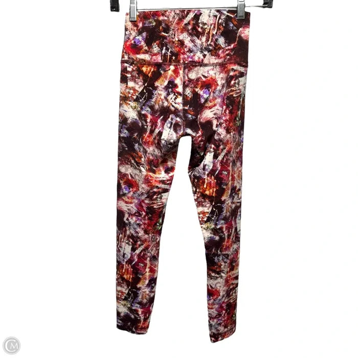 Athletic Leggings By Lululemon In Multi-colored, Size: 4