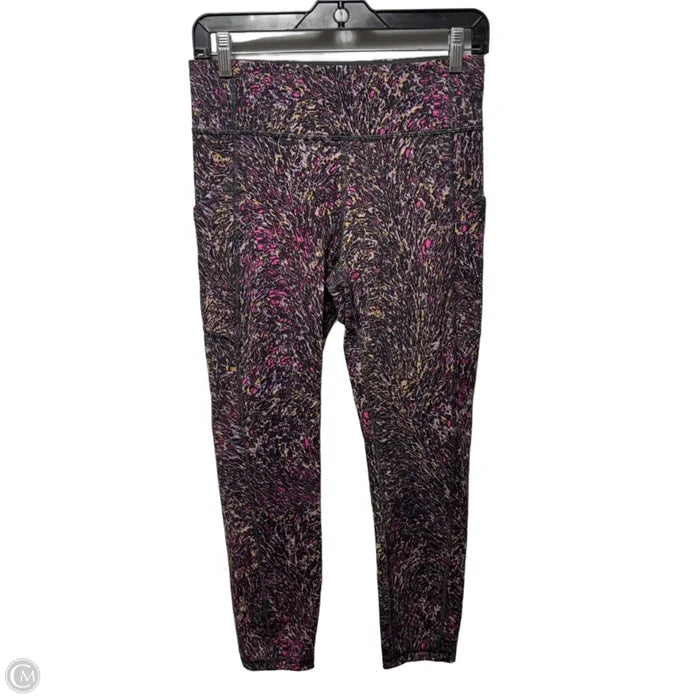 Athletic Leggings By Lululemon In Multi-colored, Size: 8