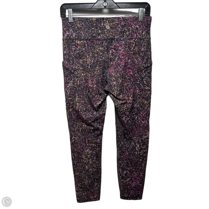 Athletic Leggings By Lululemon In Multi-colored, Size: 8