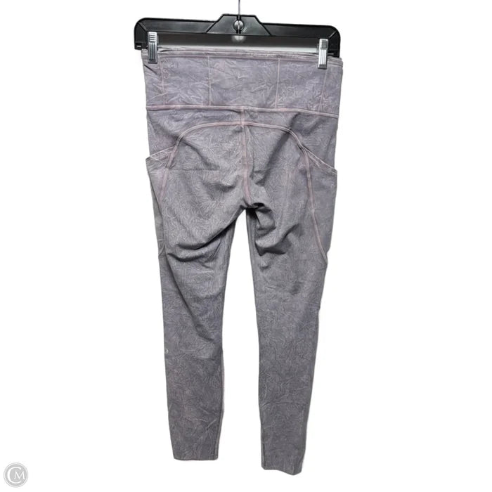 Athletic Leggings By Lululemon In Purple, Size: 6