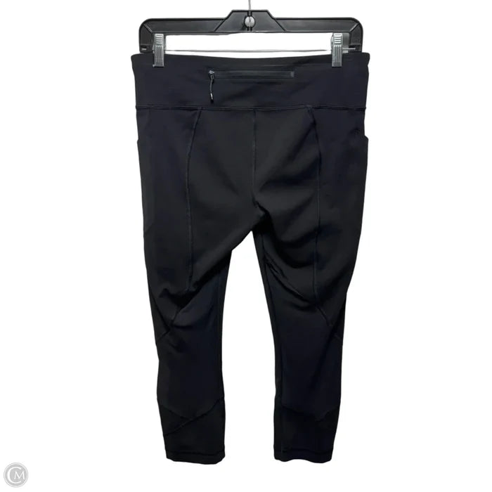 Athletic Leggings Capris By Lululemon In Black, Size: 8