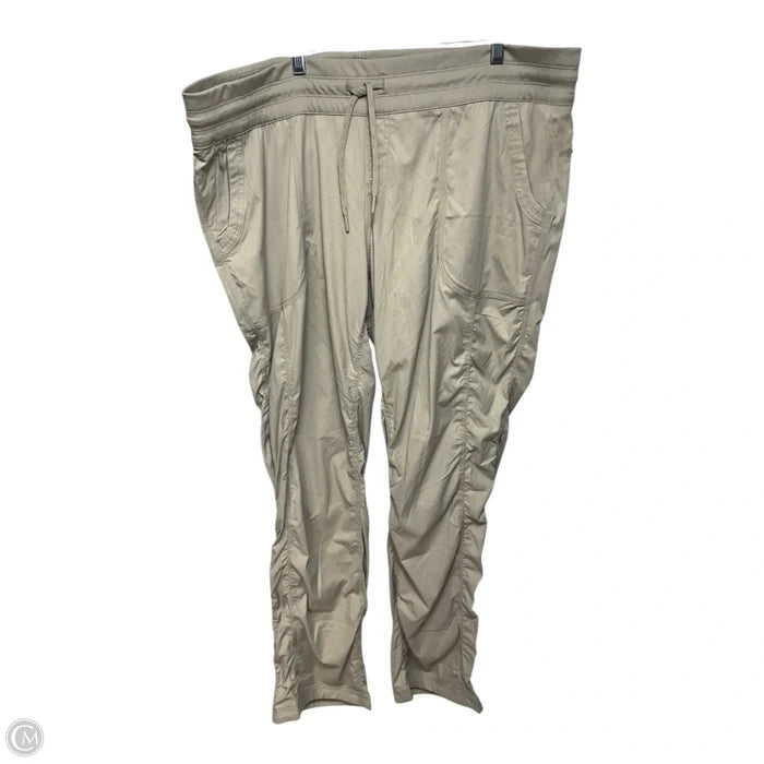 Athletic Pants By The North Face In Beige, Size: Xxl
