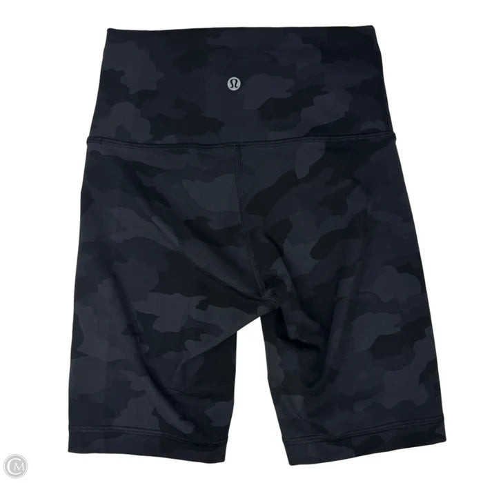 Athletic Shorts By Lululemon In Camouflage Print, Size: 4