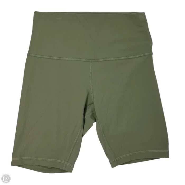 Athletic Shorts By Lululemon In Green, Size: 6