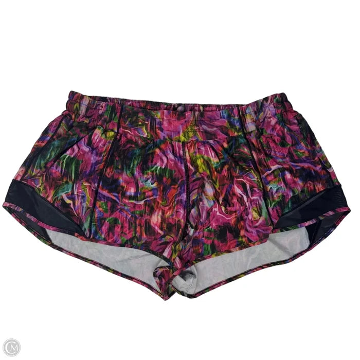 Athletic Shorts By Lululemon In Multi-colored, Size: 14