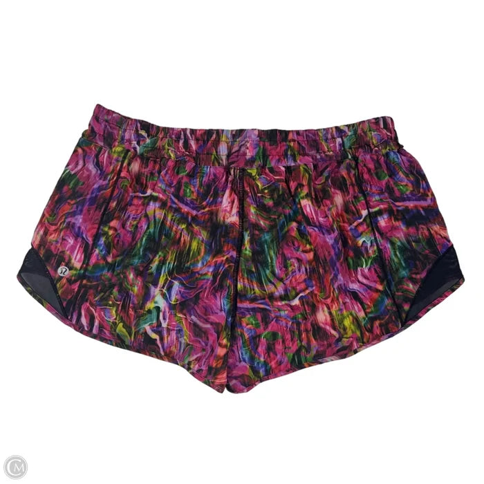 Athletic Shorts By Lululemon In Multi-colored, Size: 14