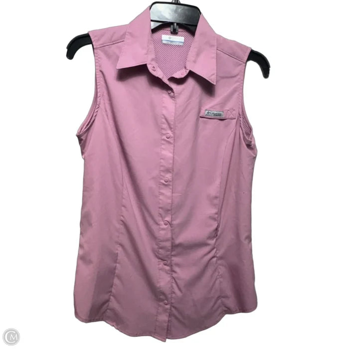 Athletic Tank Top By Columbia In Pink, Size: S
