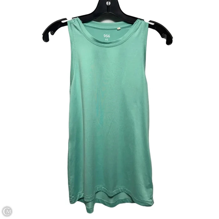 Athletic Tank Top By Dsg Outerwear In Aqua, Size: Xs