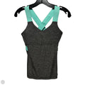 Athletic Tank Top By Lululemon In Green & Grey, Size: 6